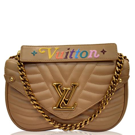 louis vuitton lv new wave chain bag|louis vuitton pochette gold chain.